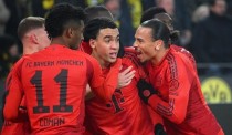 Bayern Munich đang dẫn đầu bảng xếp hạng Bundesliga.