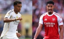 Real Madrid sẵn sàng đổi Rodrygo lấy Saliba của Arsenal. (Ảnh: Getty Images)