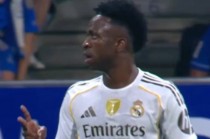 Hành động gây tranh cãi của Vinicius.