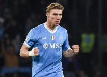 Hojlund chơi hay ở Napoli nhưng không thành công tại MU. ẢNH: MIRROR/GETTY