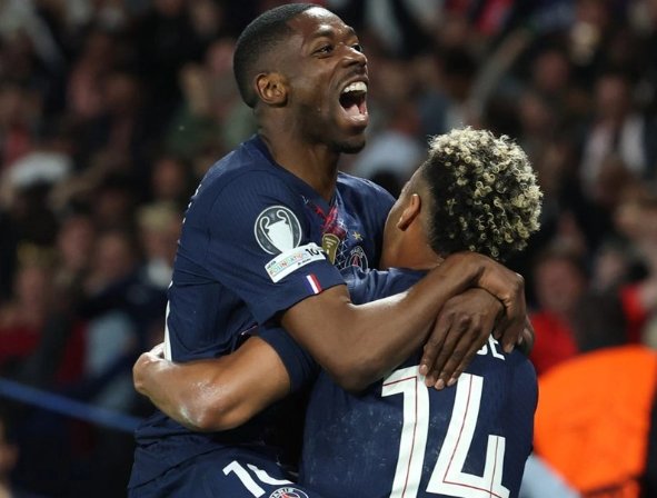 PSG chơi thăng hoa và có thời điểm dẫn trước 5-2. Ảnh: Getty