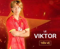 Trước thềm vòng loại U23 châu Á 2026, HLV Kim Sang Sik đã nói về tiền vệ Viktor Lê, theo ý nghĩa kỳ vọng anh sẽ phát huy được đẳng cấp. Ảnh: VFF