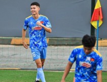 Nguyễn Vadim có lần đầu tiên được tập trung cùng U23 Việt Nam. (Ảnh: Hoài Thương)