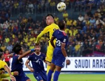 Đội tuyển Malaysia trong trận đấu với Nepal ở vòng loại Asian Cup 2027. Ảnh: TNST.