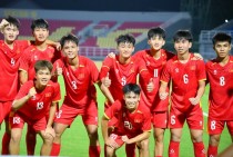 U17 Việt Nam không gặp nhiều khó khăn trong trận Chung kết. Ảnh: VFF